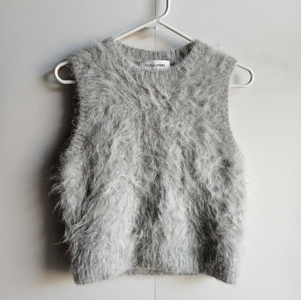 Solid & Striped The Carmella Sweater Vest in Women's S